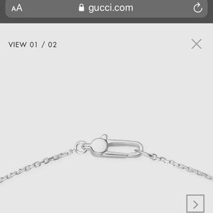Gucci Jewelry - Gucci heart shaped necklace Gucci Jewelry - Gucci heart shaped necklace